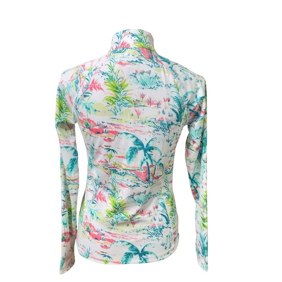 SIGRID OLSEN Tropical -golf,tennis activewear Jacket size XS - Picture 2 of 11